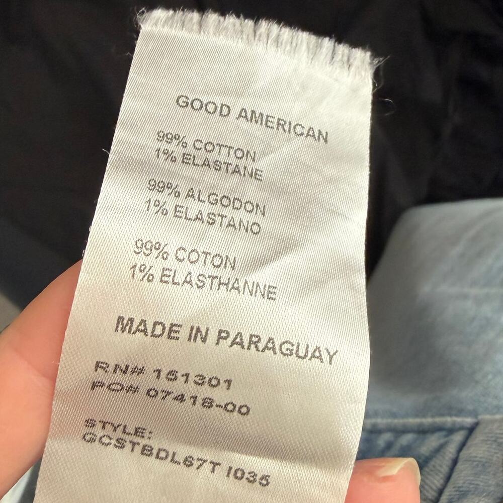 Good American Good Curve High Rise Vintage Inspired Straight Leg Jeans Size 8/29 - Picture 7 of 7